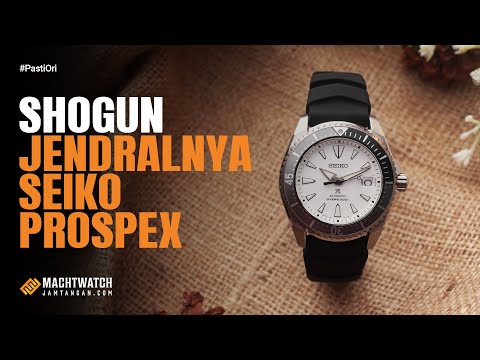 Seiko Prospex SPB191J1 Shogun Titanium Automatic Divers 200M White Dial Black Rubber Strap-1