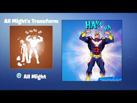 All Might's Transform | Fortnite Emote