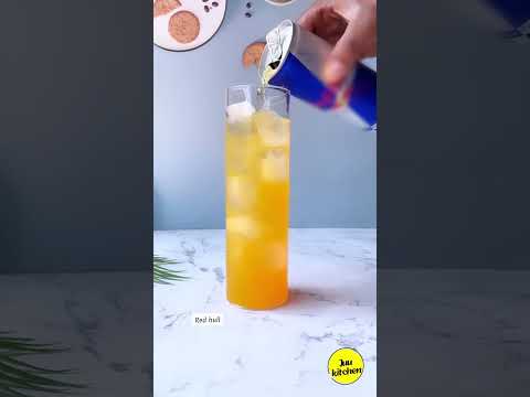 Vodka Red Bull Sunrise. #cocktail #vodkacocktail