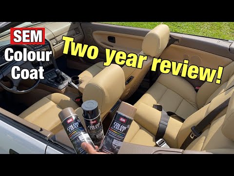 Sem Colour Coat leather paint (two year review)