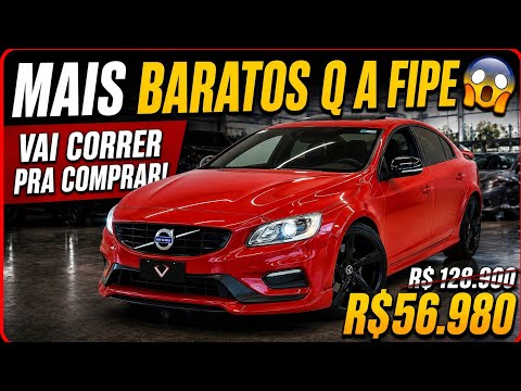 O PREÇO CAIU TANTO QUE ATÉ CLT PODE COMPRAR ESSES 7 CARROS | Todos abaixo da Fipe!