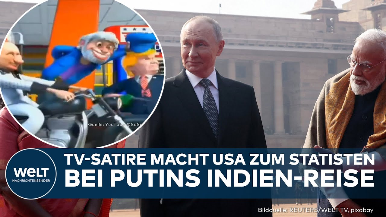 INDIEN: Wie Putin und Modi Donald Trump bloßstellen! Öl, Waffen und Satire!