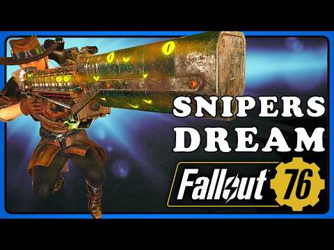 Fallout 76: Sniper Human Build & Gauss Rifle Review. No Vats, One Shot.
