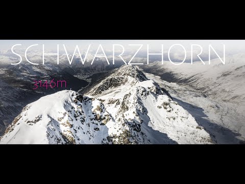 Erste Schneewanderung zum Schwarzhorn am Flüelapass