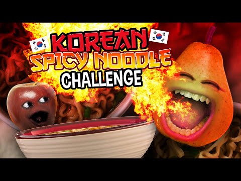 Annoying Orange - Korean Spicy Noodle Challenge!