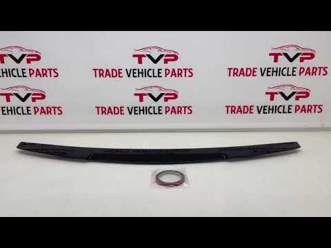 Fits Audi A4 B8 2008-2011 Rear Trunk Boot Lip Spoiler Gloss Black Sport video