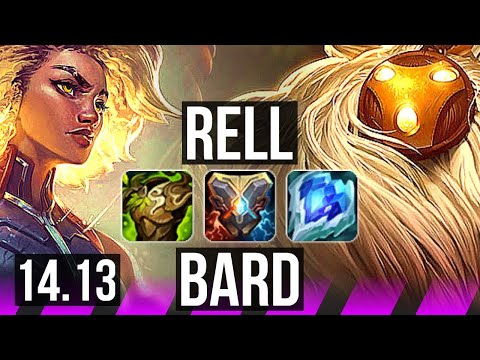 RELL & Seraphine vs BARD & Kai'Sa (SUP) | 15k DMG, 6/3/25, 65% winrate | NA Challenger | 14.13