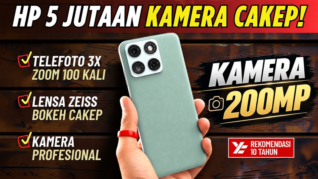5 REKOMENDASI HP KAMERA 5 JUTAAN TERBAIK AGUSTUS 2026