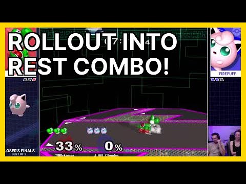 Rollout into Rest Combo! (toniisaur) | Smash Melee Highlights