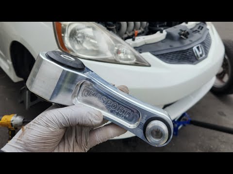 Hasport Rear Motor Mount Install Honda Fit
