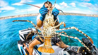 Catching Giant Lobster With My Hands For Food (Solo Camping)