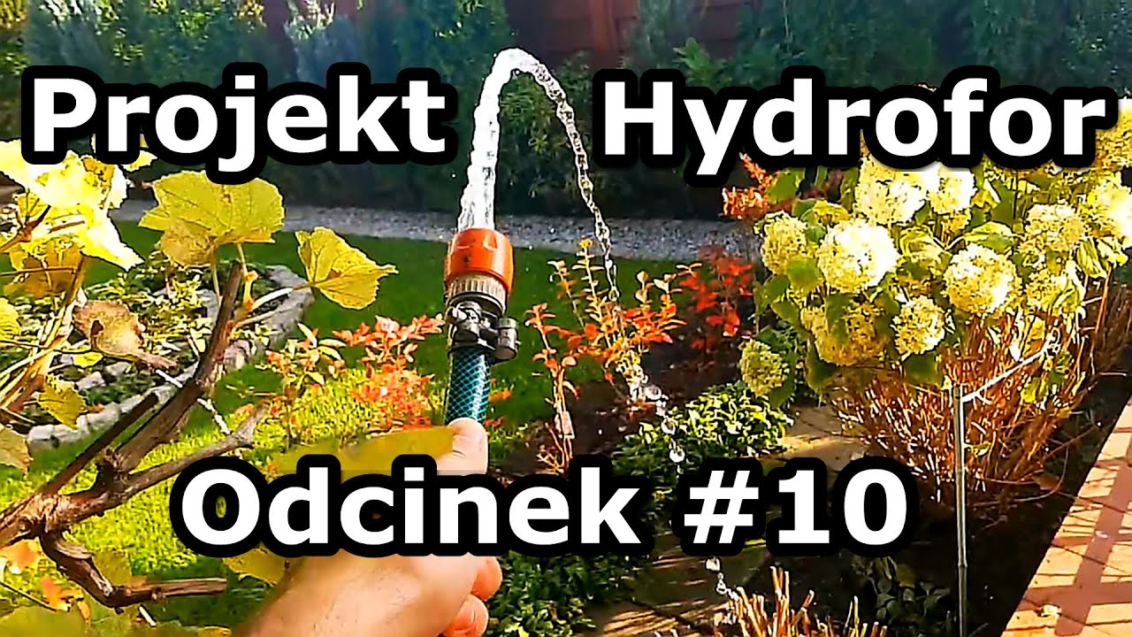 Projekt hydrofor - Odcinek #10 - Deszczówka, zbiornik 1000L, pompa, podlewanie ogródka