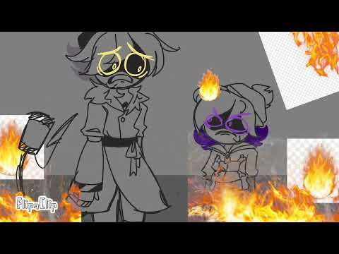 I burnt the water meme || Murder drones || ft  N and Uzi || Gacha club + flipaclip (NEW DESIGN)