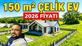 150 m² Çelik Ev Fiyatı 2026 | Bu Lüks Evin Net Maliyetini Tahmin Et! (İstanbul)
