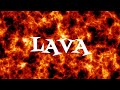 Lava Fire Motion Background ⁂ 1 Hour Abstract Video