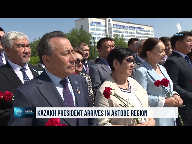 Қозоғистон Президенти Ақтўбега келди