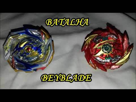 Batalha de Beyblades Burst - Imperial Dragon VS Super Hyperion !!