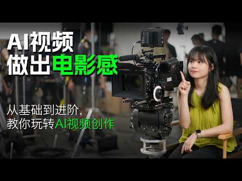 【免费课程】AI视频做电影感，基础到进阶，构图光影运镜...