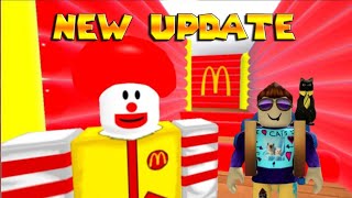 Walkthrough! NEW UPDATE Escape McDonalds Obby
