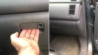 fixing a STUCK “glove box” (honda pilot) won’t open, jammed