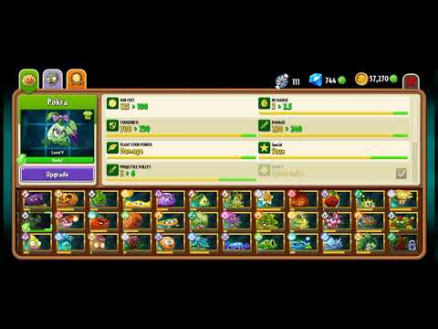 Plants vs Zombies 2: Level Up Pokra to level 10