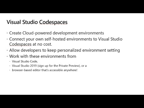 Visual Studio Codespaces