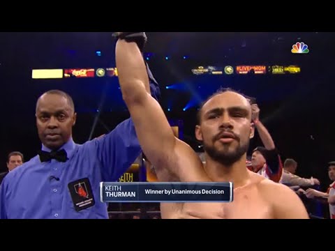 Boxing Results: Keith Thurman dominates Robert Guerrero.
