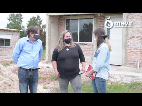 Recorrida de autoridades por Colonia Osimani. El equipo técnico cuenta el proceso de obra. 16/04/21