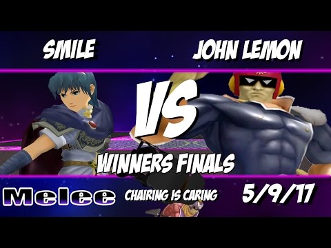Chairing is Caring #10 5/9/17 - Smile (Marth) vs. John Lemon (Falcon) - SSBM Winners Finals