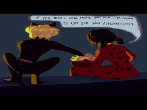 Miraculous Ladybug Comics Chat Noir "Monday Movie Night"