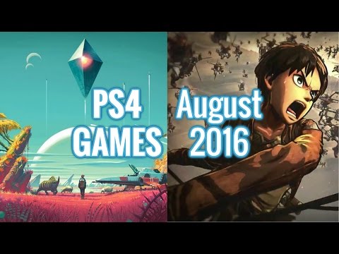 UPCOMING PS4 Games of AUGUST 2016 | HD