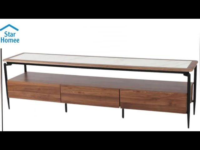 طاولة تلفزيون خشبي مقاس 180 و 200 سم