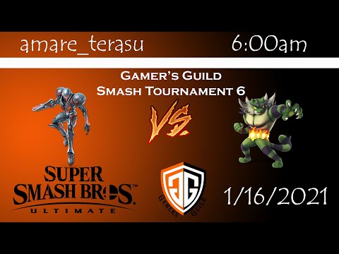 Gamer's Guild Smash Monthly 6 - amare_terasu (Dark Samus) vs 6:00am (Incineroar)