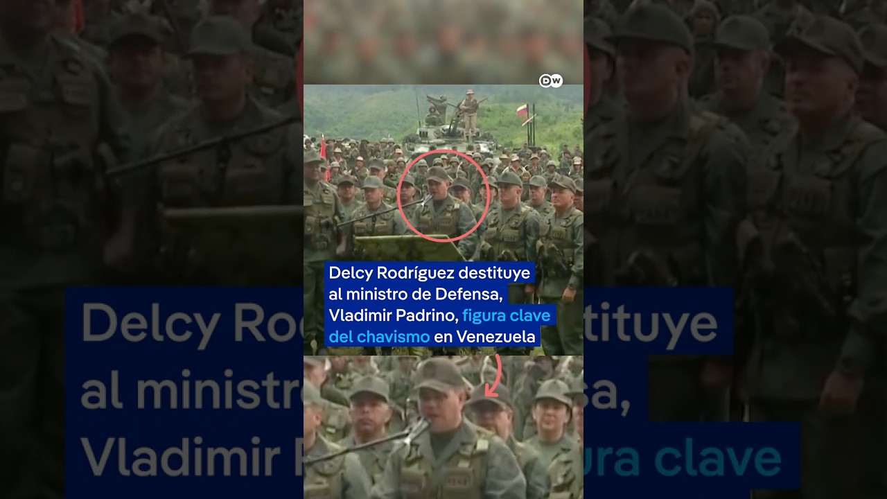 Delcy Rodríguez destituye al ministro de Defensa Vladimir Padrino, figura clave del chavismo