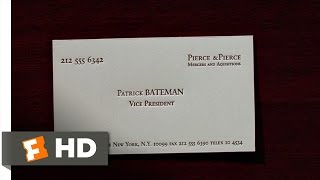 American Psycho (2/12) Movie CLIP - Business Cards (2000) HD