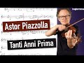 Astor Piazzolla: Tanti Anni Prima (Ave Maria) | Violin Sheet Music | Piano Accompaniment