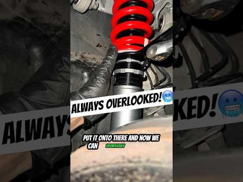 The EASIEST Way to Adjust Coilover Ride Height! #mechanic #coilovers