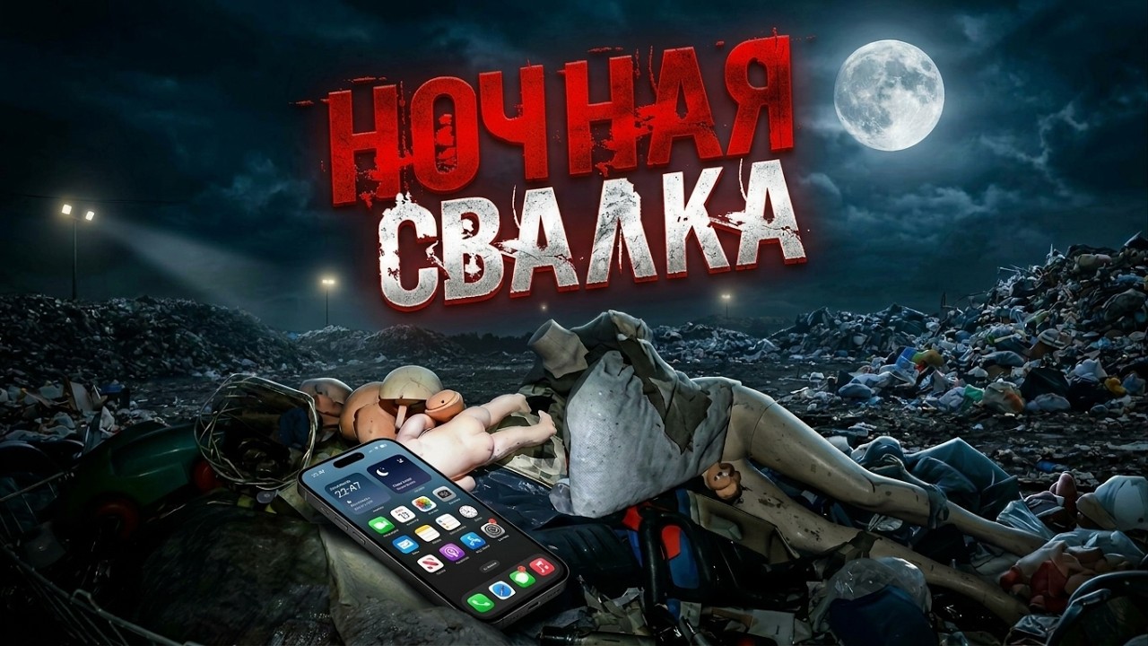 Рискнул пойти на свалку НОЧЬЮ — и это полностью себя оправдало!