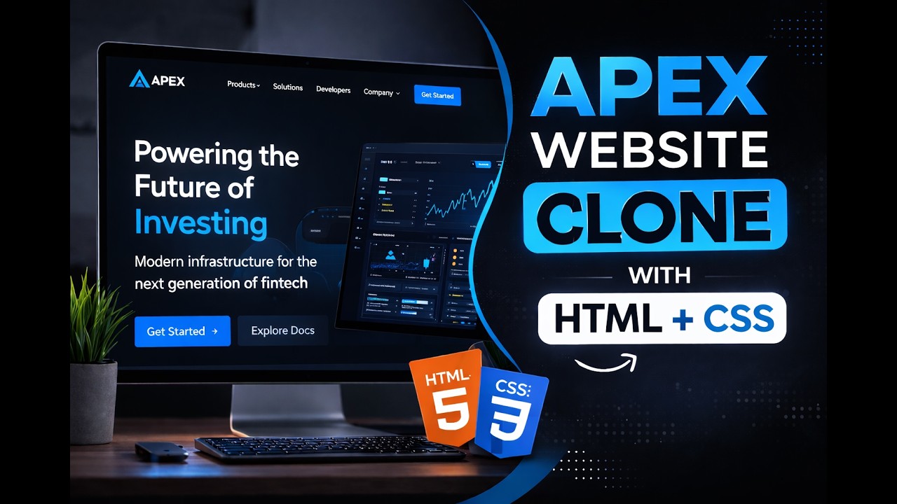 Apex Website Clone | HTML & CSS Frontend Project