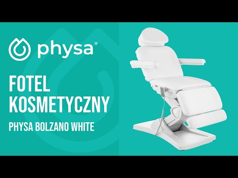 Video - Fotel kosmetyczny - elektryczny - 4 silniki - 350 W - 187 x 60 x 65 - 87,5 cm - 150 kg - biały