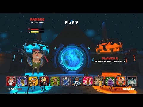 I Hate Running Backwards - Full game, max difficulty, no damage, Rambro character