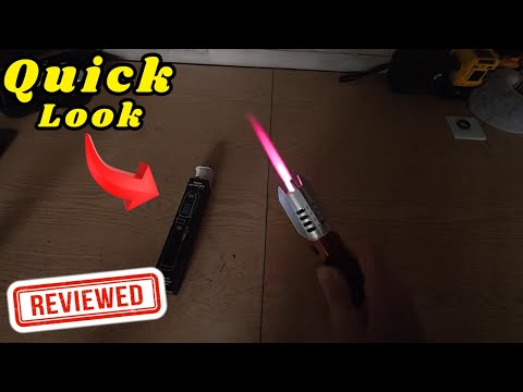 Straight Flame Butane Lighter Refillable Windproof (Review)