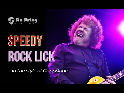 Quick Lick #1 | Simple but speedy Gary Moore style rock lick!