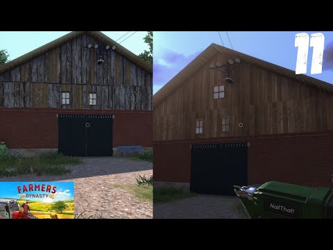 Rebuilding the cow barn |  Farmer's Dynasty|  # 11