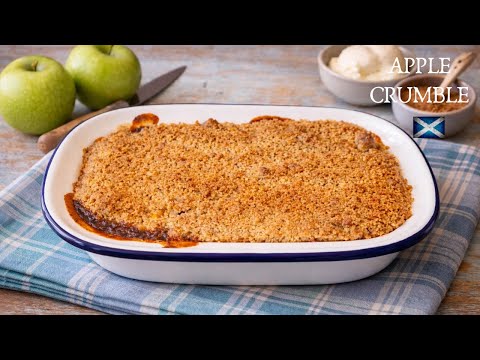 Traditional apple crumble recipe :) Cook with me!