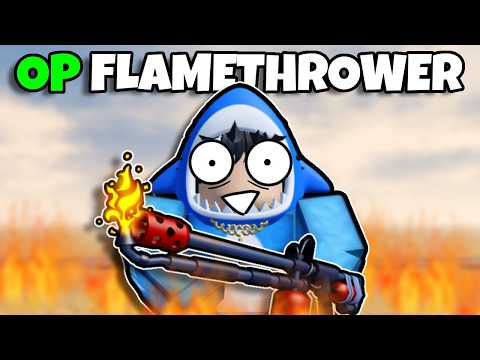 I Made an INFINITE FLAMETHROWER in Dead Rails...