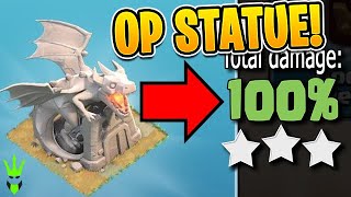 BUYING the NEW DRAGON STATUE to help me TRIPLE! - Clash of Clans
