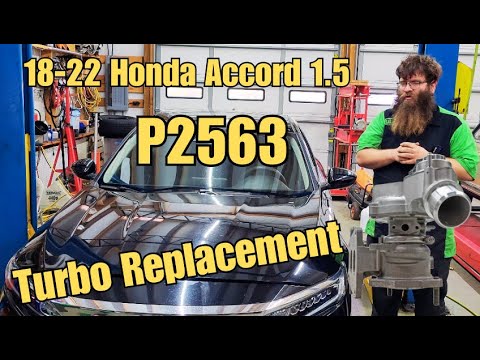 18-22 Honda Accord 1.5 P2563 Turbo Replacement