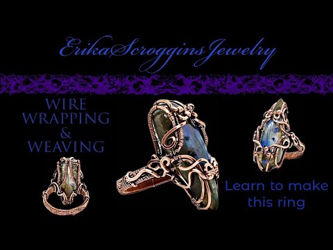 Wire Wrapped Cabochon Ring Class/Tutorial live 11/8/22