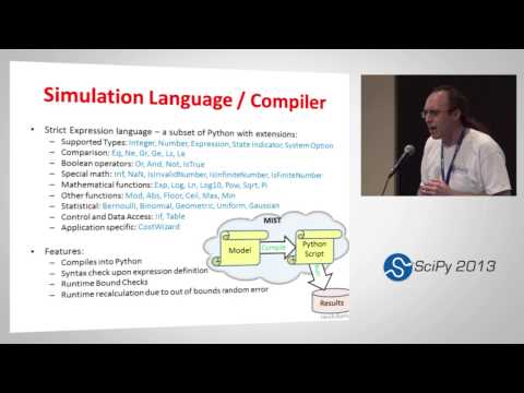 MIST Micro Simulation Tool to Support Disease Modeling SciPy 2013 Presentation